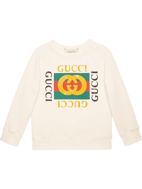 Children's sweatshirt with Gucci logo 